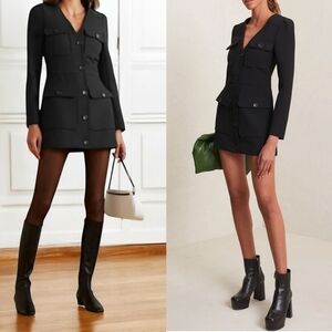 NWT A.L.C. Iris Utility Mini Dress - Minimalist - Structured Military Style - 4